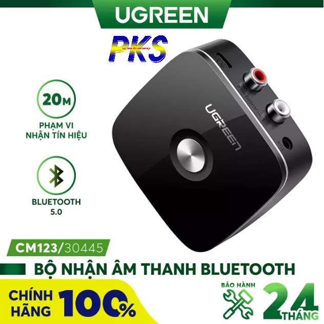 Thiết Bị Nhận Bluetooth 4.1 Musis Recceiver UGREEN 30445 - Bộ Thu Bluetooth Sound - Hàng Chính Hãng 