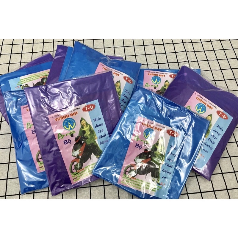 Áo mưa bộ Thành Đạt siêu nhẹ siêu bền