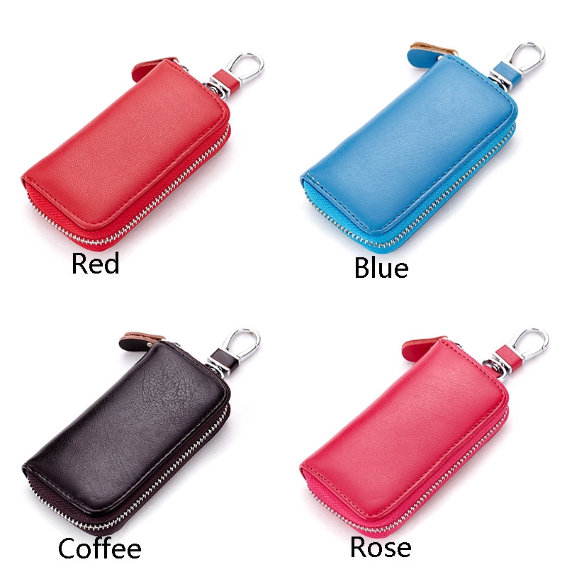 Ví da dáng dài khoá kéo đựng chìa khóa cầm tay tiện dụng | BigBuy360 - bigbuy360.vn