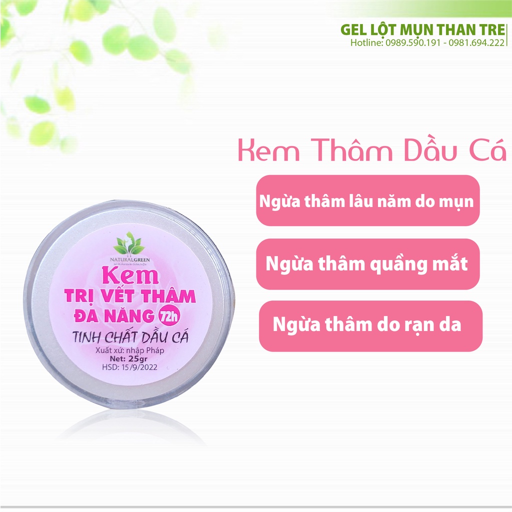 Kem vết thâm đa năng làm mờ thâm mụn, thâm do côn trùng, muỗi đốt, giảm bỏng, đẩy lùi tình trạng mụn trứng cá 25gr