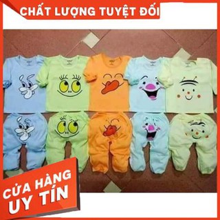 Combo 5 bộ cotton hình thú dành cho bé trai/bé gái
