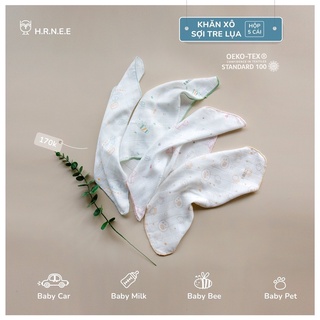 Khăn sữa sợi tre lụa Hrnee