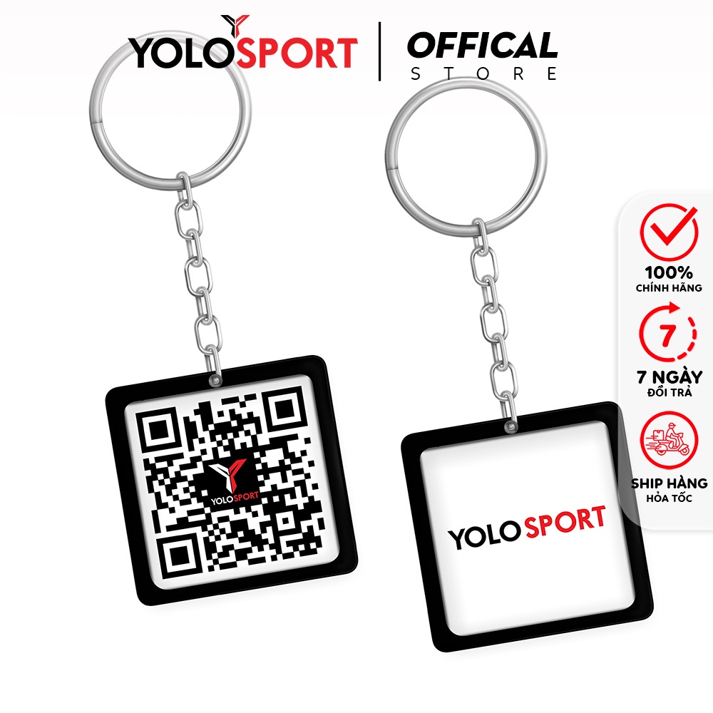 Móc Khóa Mica 2 lớp YOLO SPORT