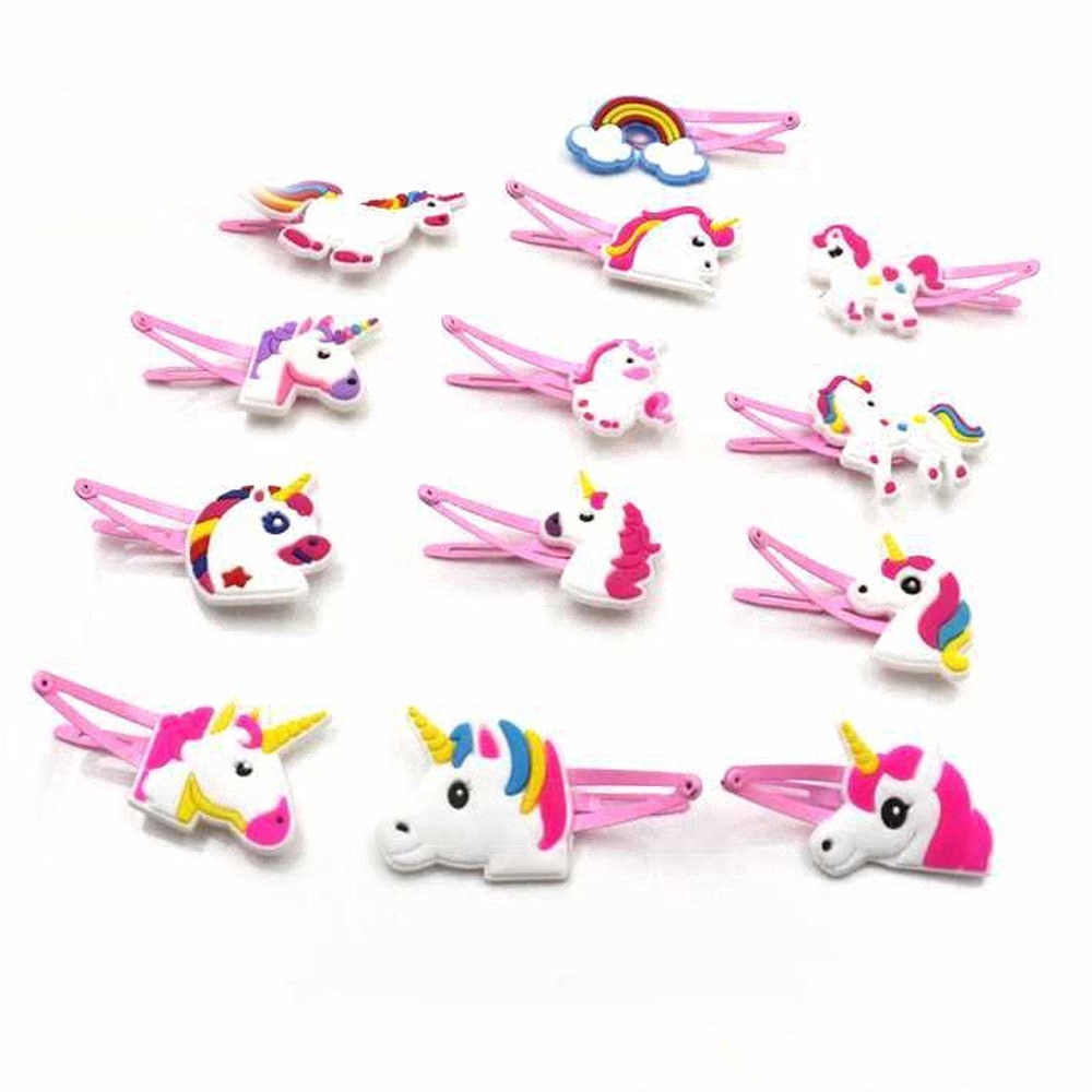 5 kẹp tóc hình kì lân hoạt hình dễ thương