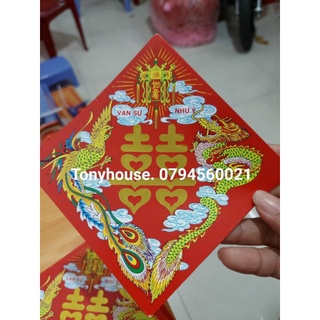 Combo phụ kiện trang trí cưới khách đặt