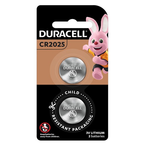 Pin CR2025 Duracell cao cấp vỉ 2 viên chính hãng