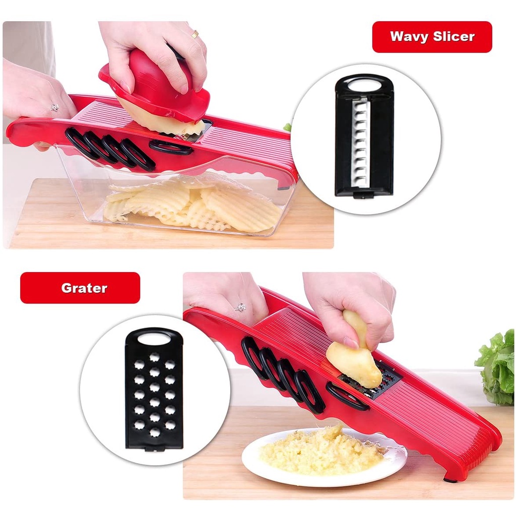 Thanh Hỗ Trợ Bào Mỏng Rau Củ/Khoai Tây/Cà Rốt/Phô Mai Anaeat Phụ Kiện Chuyên Dụng Cho