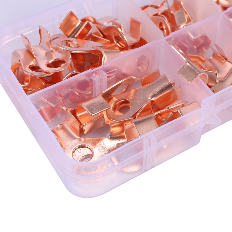 Bộ 70 Vòng Đồng Nối Dây Điện OT 10A 20A 30A 40A 50A