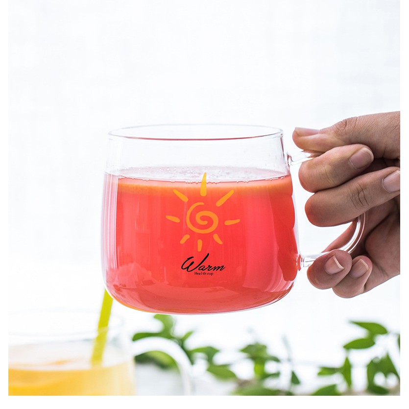 Ly Thủy Tinh Tròn GOOD MORNING | BigBuy360 - bigbuy360.vn