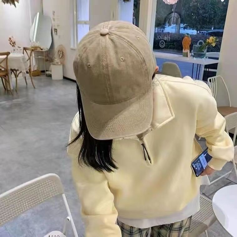 Mũ bóng chày Màu rắn Mũ cao bồi Mũ thời trang của nam Mũ chống nắng Mũ thông thường của nữ Mũ