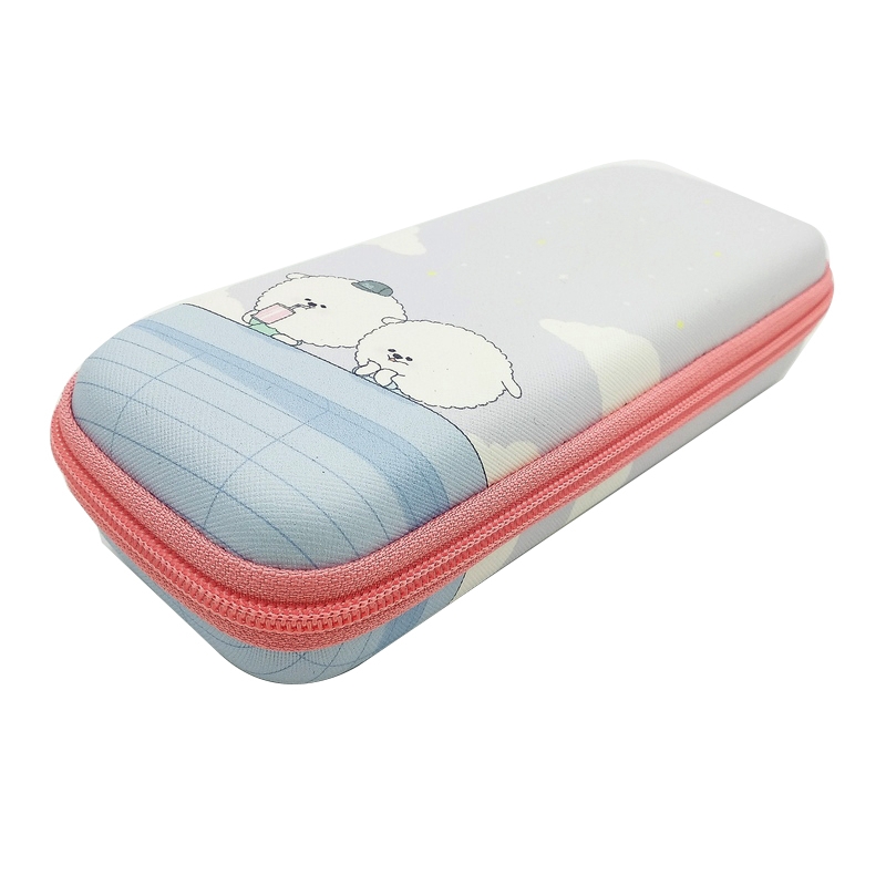 Bóp Viết Shiba &amp; Bichon - Morning Glory 82565 - Mẫu 3 - Màu Tím - Morning Glory