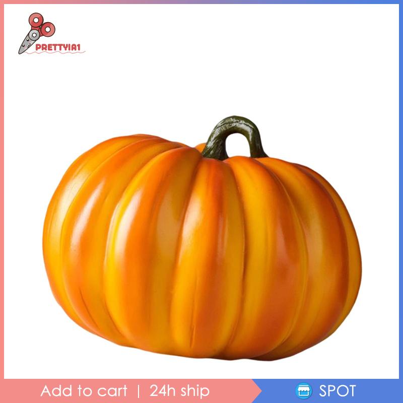 1 Trái Bí Ngô Nhựa Trang Trí Lễ Tạ Ơn