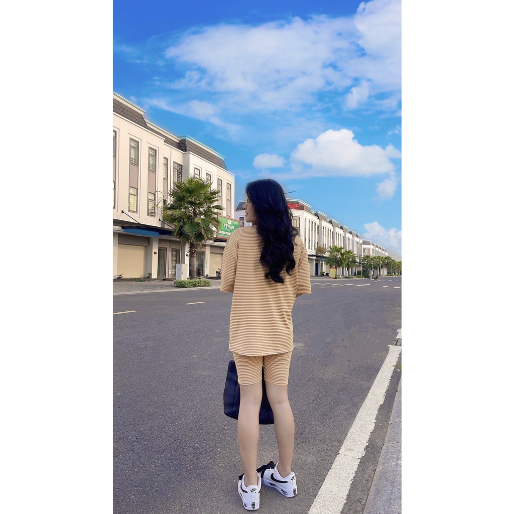 Đồ bộ nữ mặc nhà chất liệu vải thun Cotton 100%, 3 size, 45-80kg vừa, PL282A