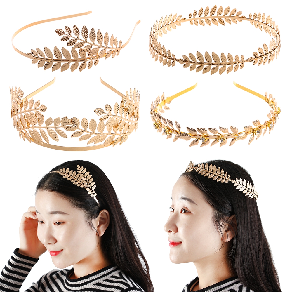 Lược cài tóc/Kẹp tóc/Cài tóc đính họa tiết lá