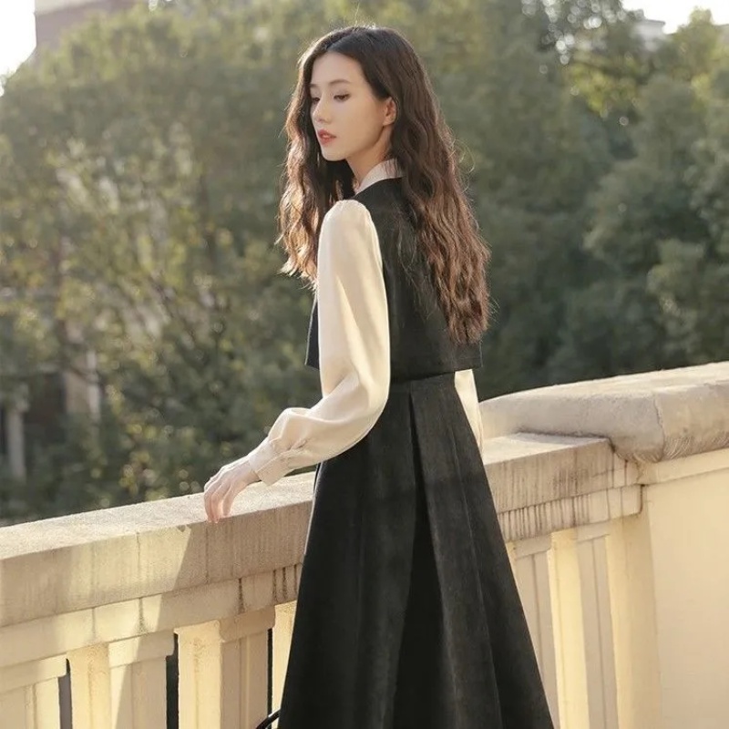 Đầm dự tiệc Perty dáng ôm kiểu retro phong cách Hàn Quốc thời trang cho nữ