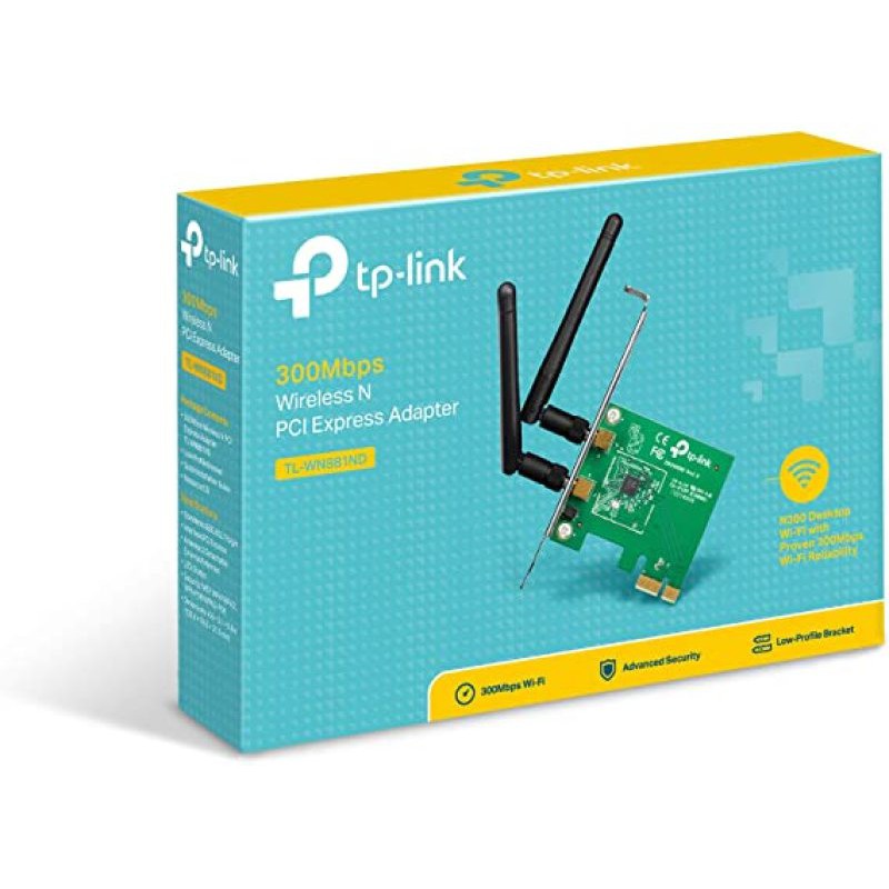 Cạc mạng không dây TP-Link TL-WN881ND 300Mbps, Hàng chính hãng