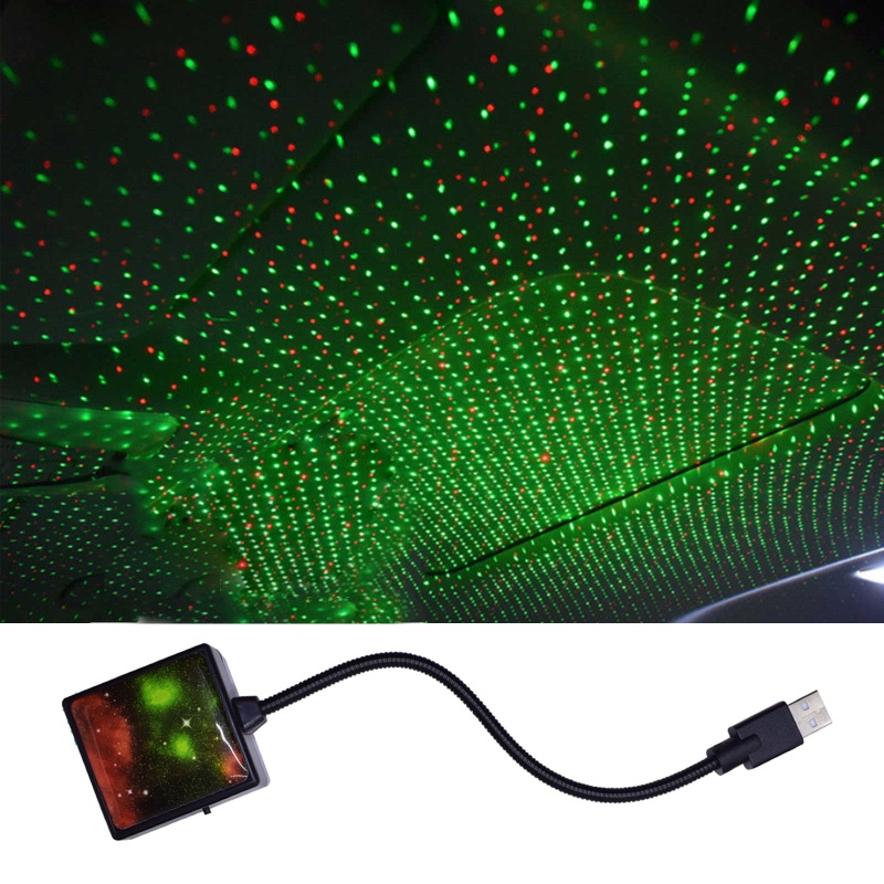 Đèn Chiếu Tự Động Nhiều Màu Sắc Cổng USB