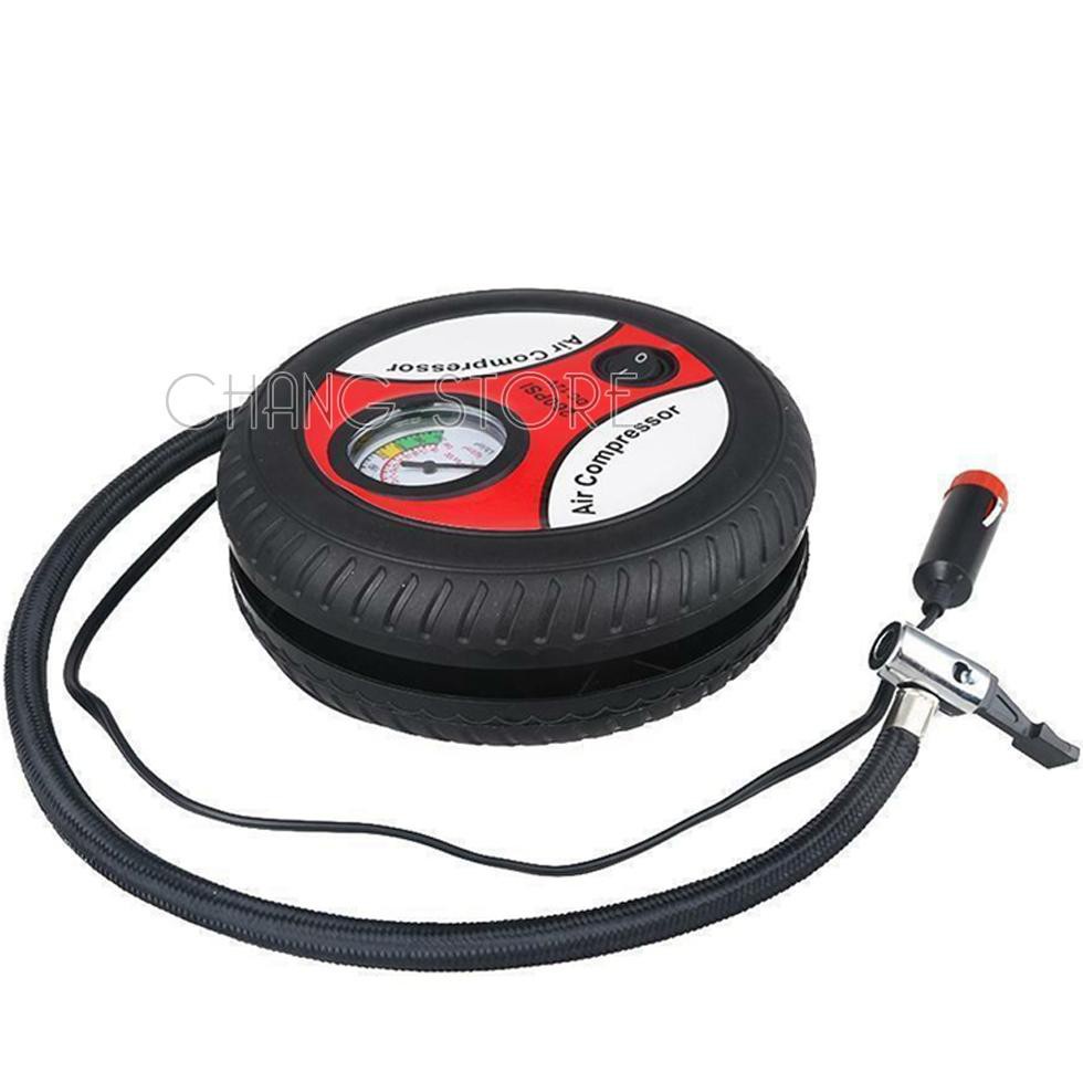 Bơm Lốp Điện Hình Bánh Xe Đa Năng 12V Tiện Dụng
