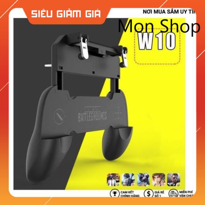 Tay Cầm Game W10 Có Nút Bắn + Joystick Cho Điện Thoại Chơi Pubg, Ros, Free Fire Controller MON SHOP SHOP