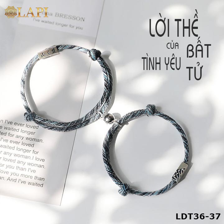 [FREE SHIP - CÓ FEEDBACK, VIDEO] Vòng tay dây dệt thủ công phiên bản dành cho cặp đôi có hạt nam châm rất thú vị | BigBuy360 - bigbuy360.vn