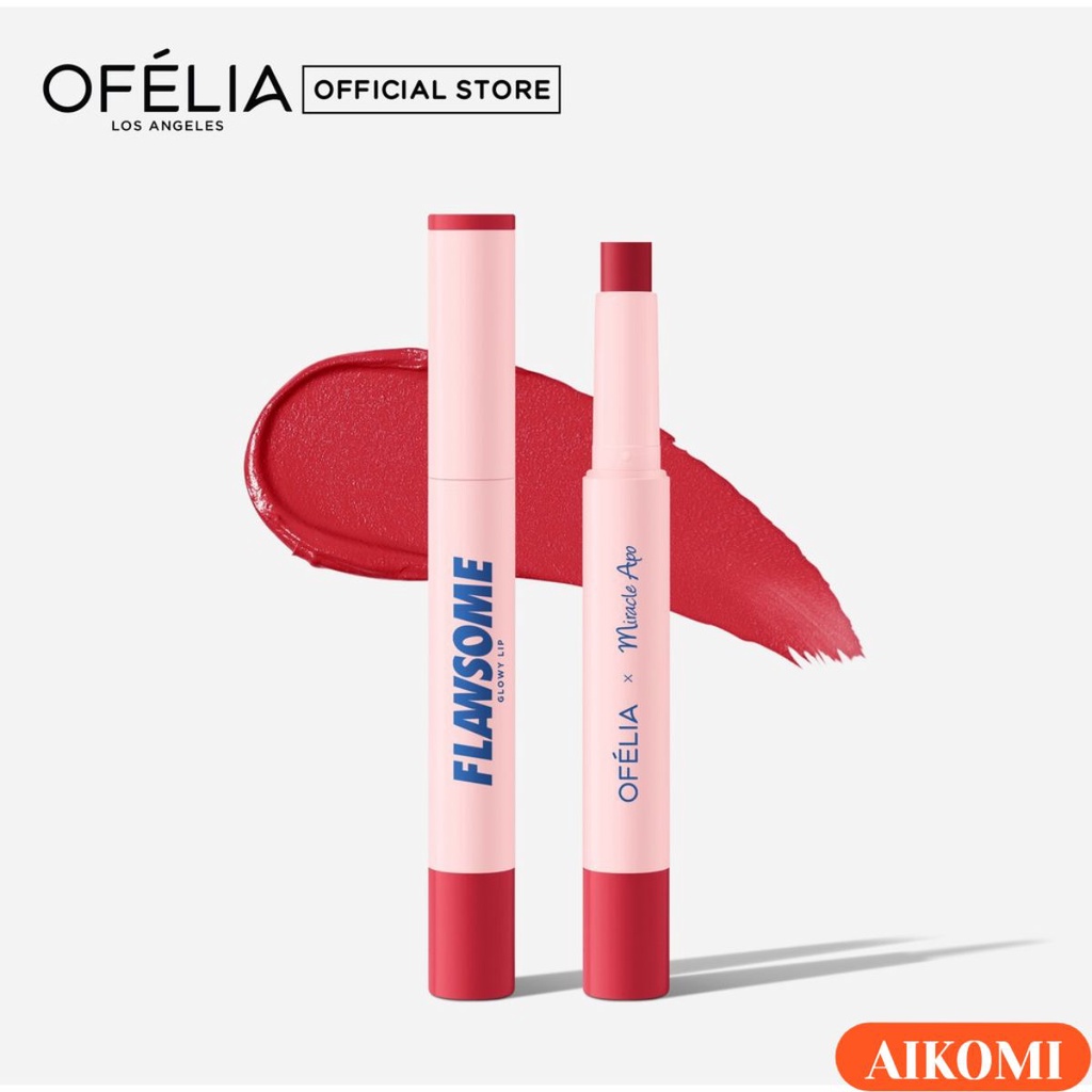 Son Môi Flansome - Hồng đỏ trầm Bubble Pop Giữ Màu Lâu Trôi Suốt Nhiều Giờ, Vẫn Giữ Độ Dưỡng Cho Môi - Hàng chính Hãng
