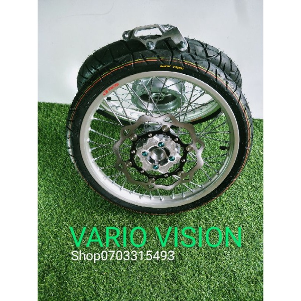 Bánh CĂM VARiO.ViSON, kèm đĩa,pat KTM, niền RCB chính hãng vỏ kiểu CRV