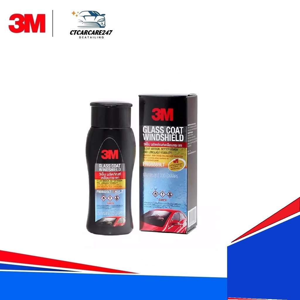 Dung dịch chống bám nước trên kính xe 3M 08889LT 200ml