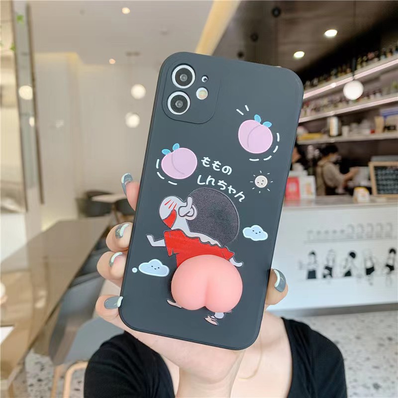 Ốp Lưng In Hình Cậu Bé Bút Chì Dễ Thương Cho Iphone 12 Pro Max 11 Pro Max Xs Max Xr X 7 8 Plus