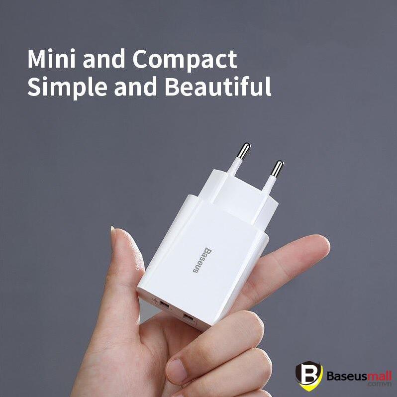 Baseus -BaseusMall VN Cốc sạc nhanh Baseus Speed Mini PD Quick Charger 18W Charging Sets