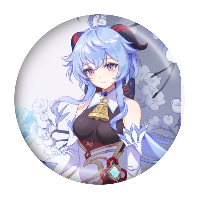 Tmdbyx Huy Hiệu Nút Nhấn Chơi game Genshin 58mm