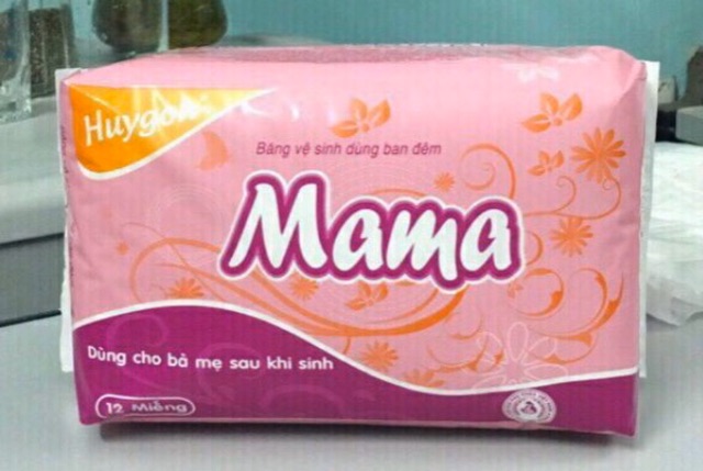 Bỉm Mama gói 12 miếng cho mẹ sau sinh - S14