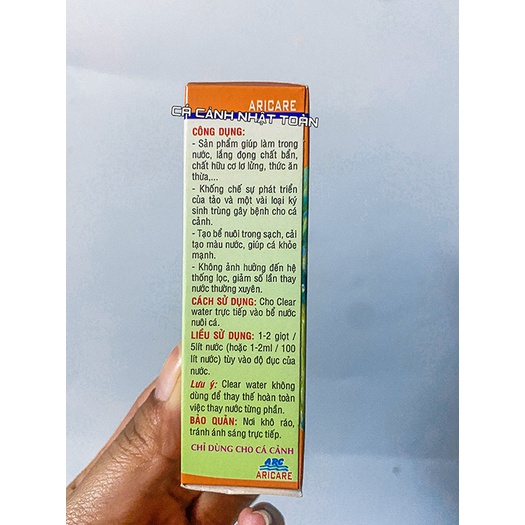 MEN VI SINH LÀM TRONG NƯỚC CLEAR WATER ARC 30ML