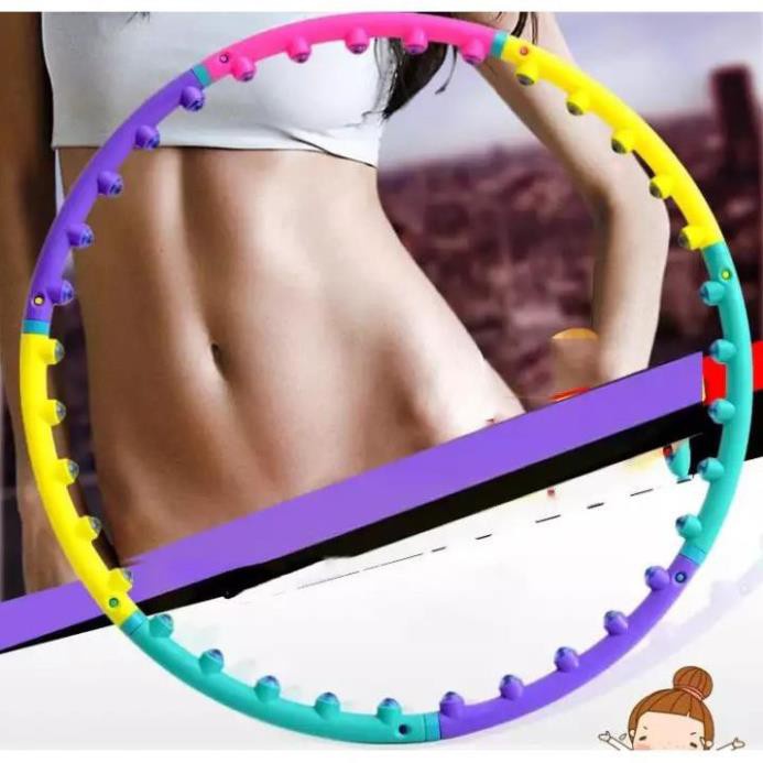 Vòng lắc eo massage Hula Hoop giúp lấy lại vóc dáng hiệu quả