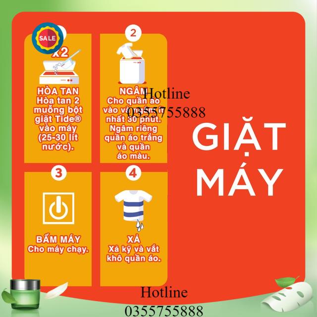 Bột Giặt Tide Trắng Đột Phá hương Downy Túi 5kg