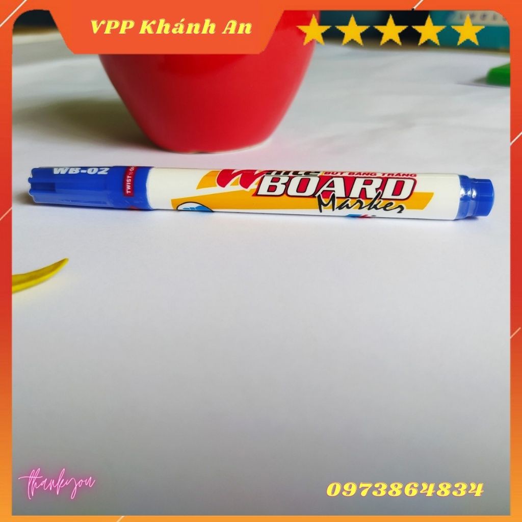 Bút viết bảng trắng WB 02 mực xanh