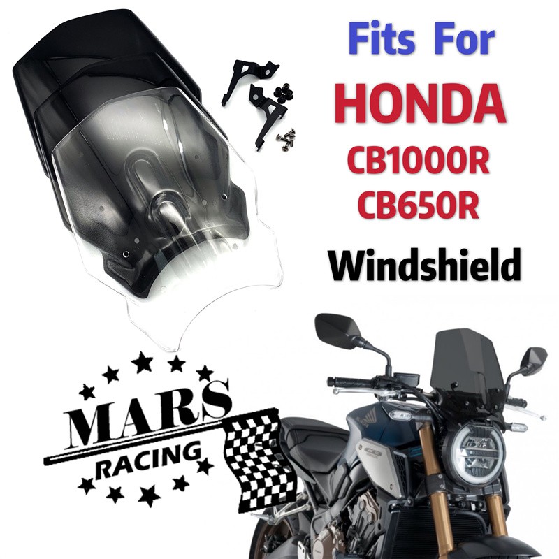 Xe máy thể thao Tấm che kính chắn gió Kính chắn gió Phù hợp với Honda CB1000R CB650R 19'-21 'NEO SPORTS CAFE 2019 2020 2021 Double Bubble honda cb1000r cb 1000r cb650r cb 650r 19-21