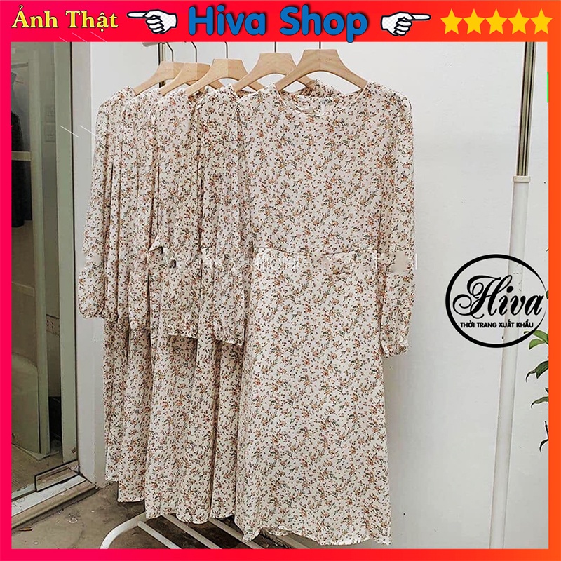 ĐẦM NỮ TRẮNG VINTAGE HOA CỎ BODY CỔ TRÒN , CHÂN VÁY ULZZANG TRỄ VAI DỰ TIỆC