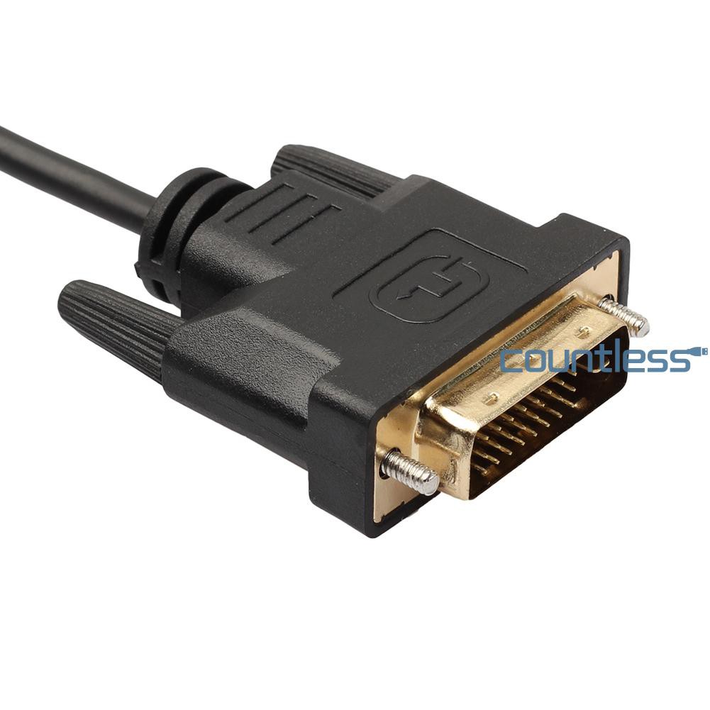 Cáp Chuyển Đổi Dvi D Sang Dvi-D Gold Male 24 + 1 Pin Dual Link Tv