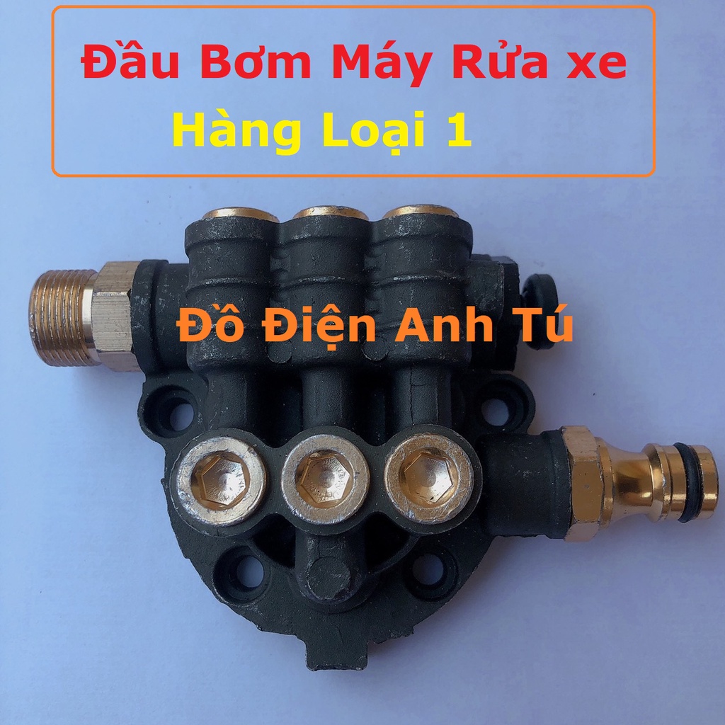 Đầu bơm máy rửa xe mini- Đầu máy bơm áp lực