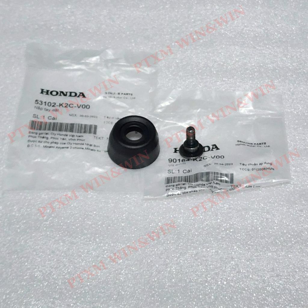 Gù tay lái Vision 2021+ zin Honda VN - 53102-K2C-V00/ 90164-K2C-V00