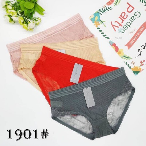 Quần Lót Nữ Chất Run Lạnh Phối Ren Cao Cấp 1901 Size &lt;57kg