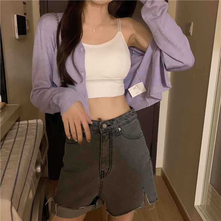 Áo Khoác Cardigan Tay Dài Chống Nắng Thời Trang Mùa Hè 8a56 #