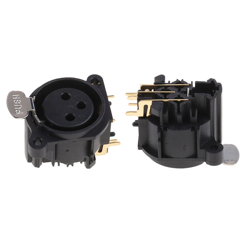 Bộ 2 Đầu Nối 3 Cực XLR Female Cho Mic Guitar