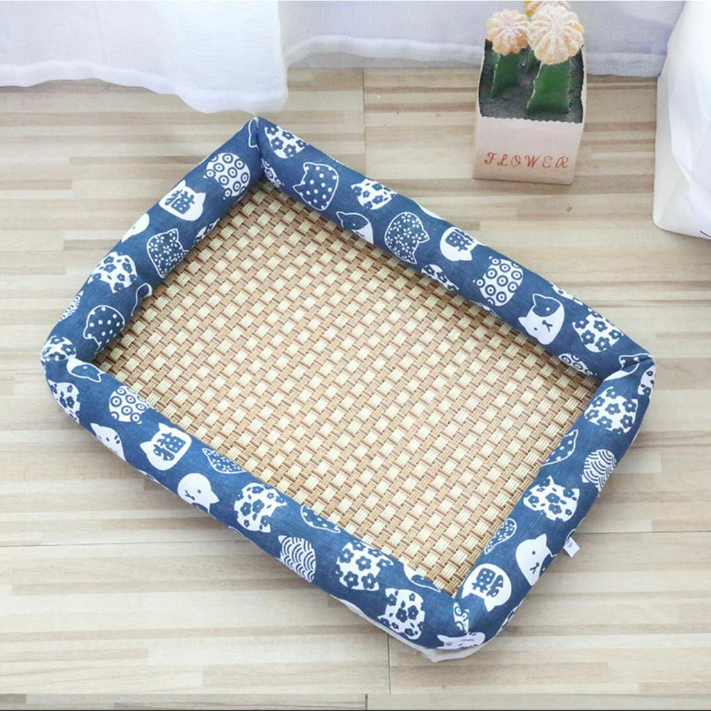 Thảm chiếu điều hòa cho thú cưng - Ổ nằm mùa hè cho thú cưng hình chữ nhật nhiều màu sắc, dễ dàng làm sạch - Zippopet