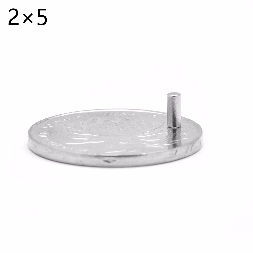 Nam châm trắng 2x5mm. loại nam châm viên đất hiếm lực hút mạnh