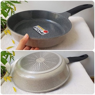 Chảo đá rán xào Lock&lock Stone chống dính dùng bếp từ LCA6243 LCA6263 LCA6283 LCA6303