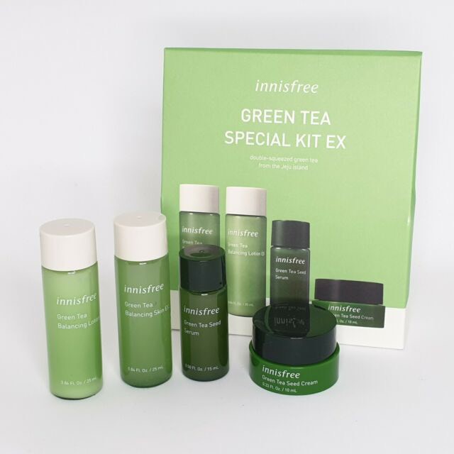 Bộ Dưỡng Da Trà Xanh Innisfree Green Tea Special Kit 4 Item (Mẫu mới)