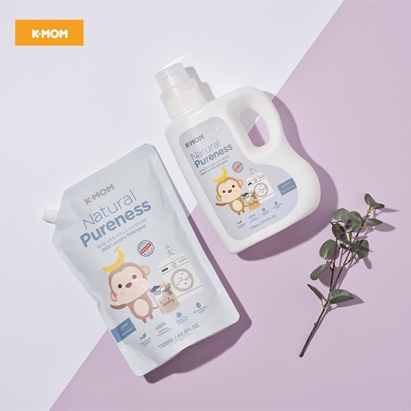 [Chính hãng] Nước giặt đồ sơ sinh hữu cơ (Organic) K-mom Hàn Quốc