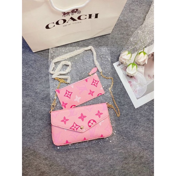 set túi bì thư đeo chéo lv size20