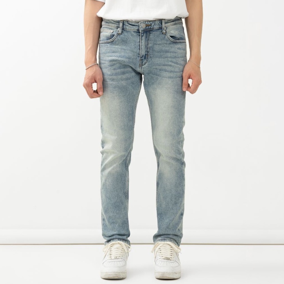 Quần jean dài nam Owlbrand Slim Basic/Xanh